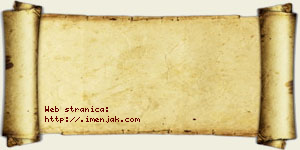 Tijana Rakovac vizit kartica